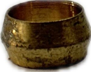 Sleeve 3/8 CompressionMessing Presshülse Gasrohr (175547)