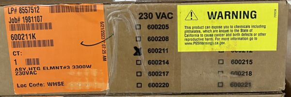 KIT, Heating Element Heizung Nr.3 (600211) – Bild 1