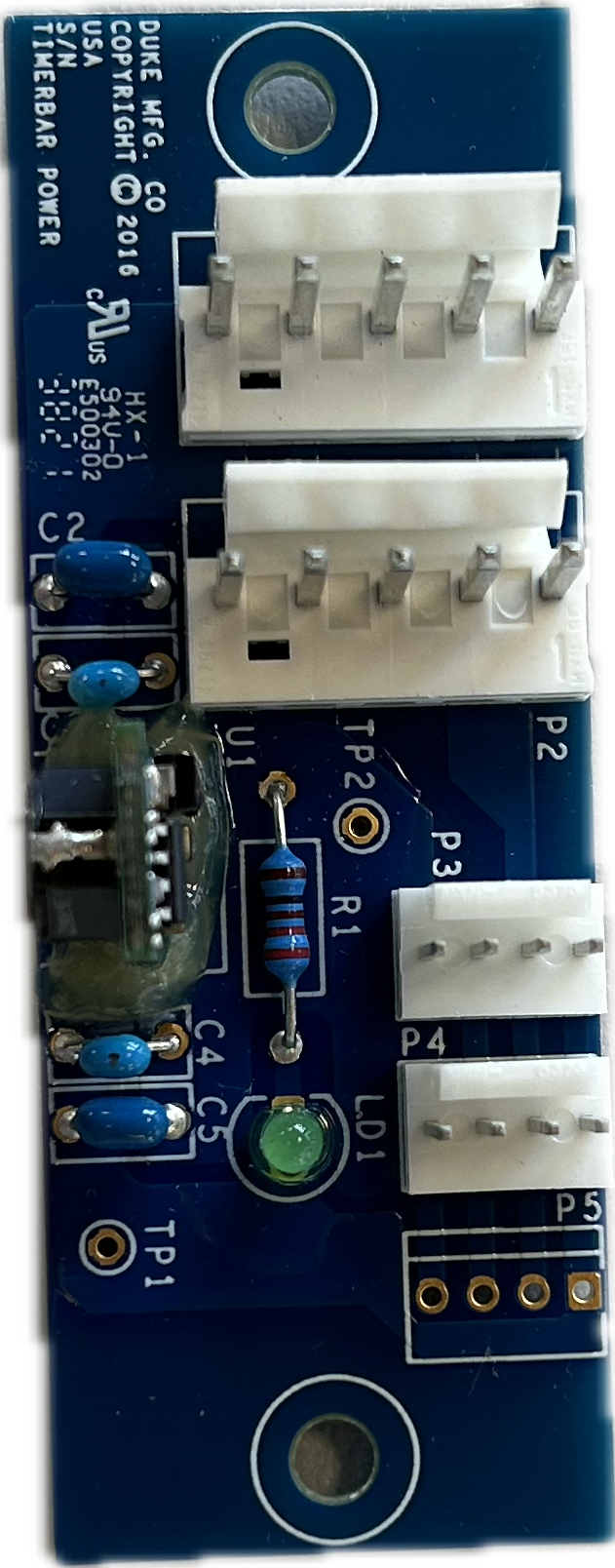 Timerbar 5V Power PCBPlatine 5V Stromversorgung Timerleiste (225181) – Bild 1