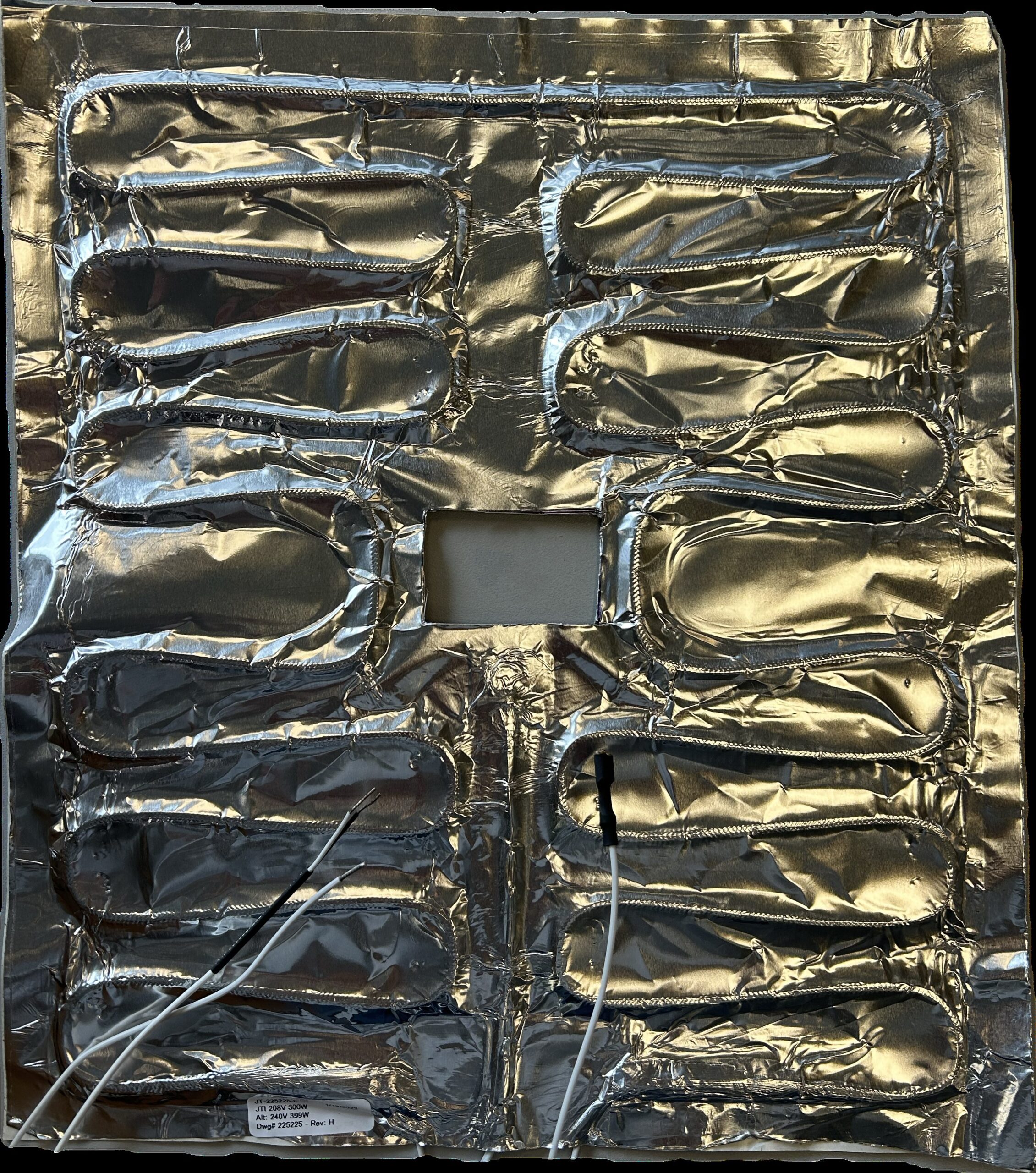 Heater 2W 208-240V/300W HS2-42Heizfolie 2 breit 208-240V/300W HS2-42 (225225) – Bild 1