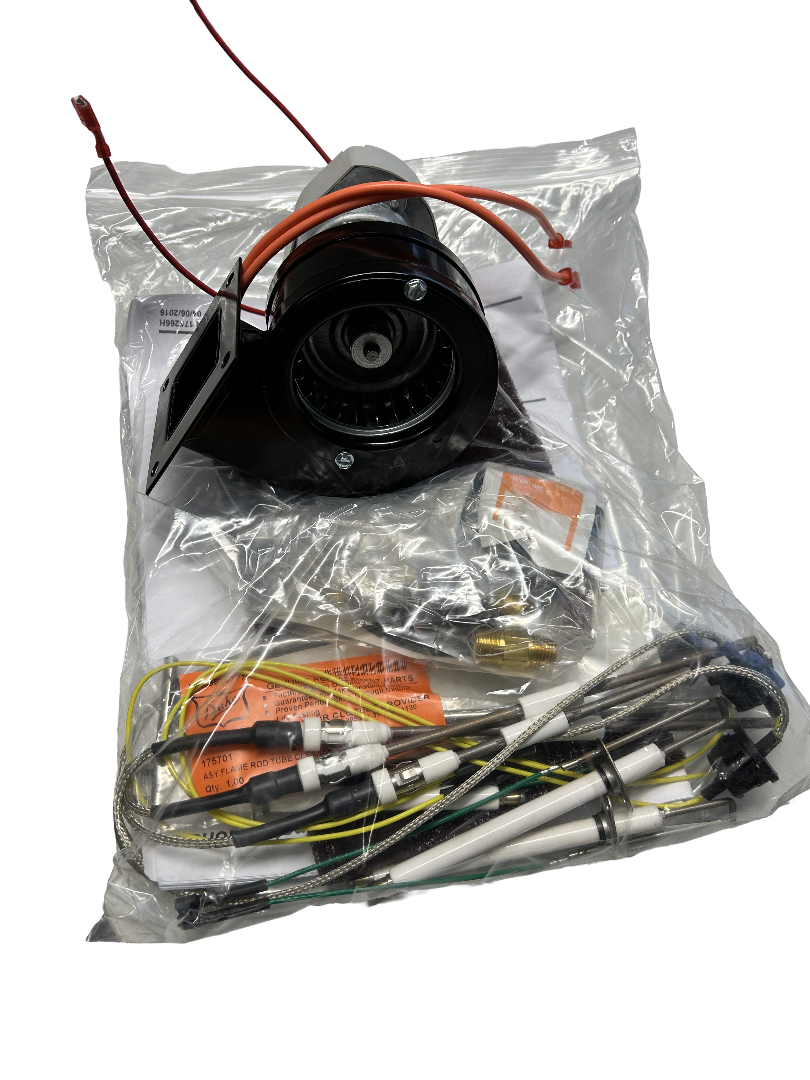 KIT Gas Broiler Annual PM-NWartungs KIT Erdgasbeinhaltet:Lüfter, IR-Sensor, Sensor unten, Zündkerze, Düsen, Reinigungspad (600200) – Bild 1