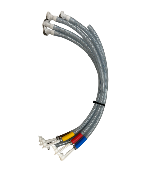 Schlauchsatz K3, 4 Schläuche blau/rot/gelb/braunVon der Pumpe zum Sirupbehälter K3/K3E (IC193014020) – Bild 1