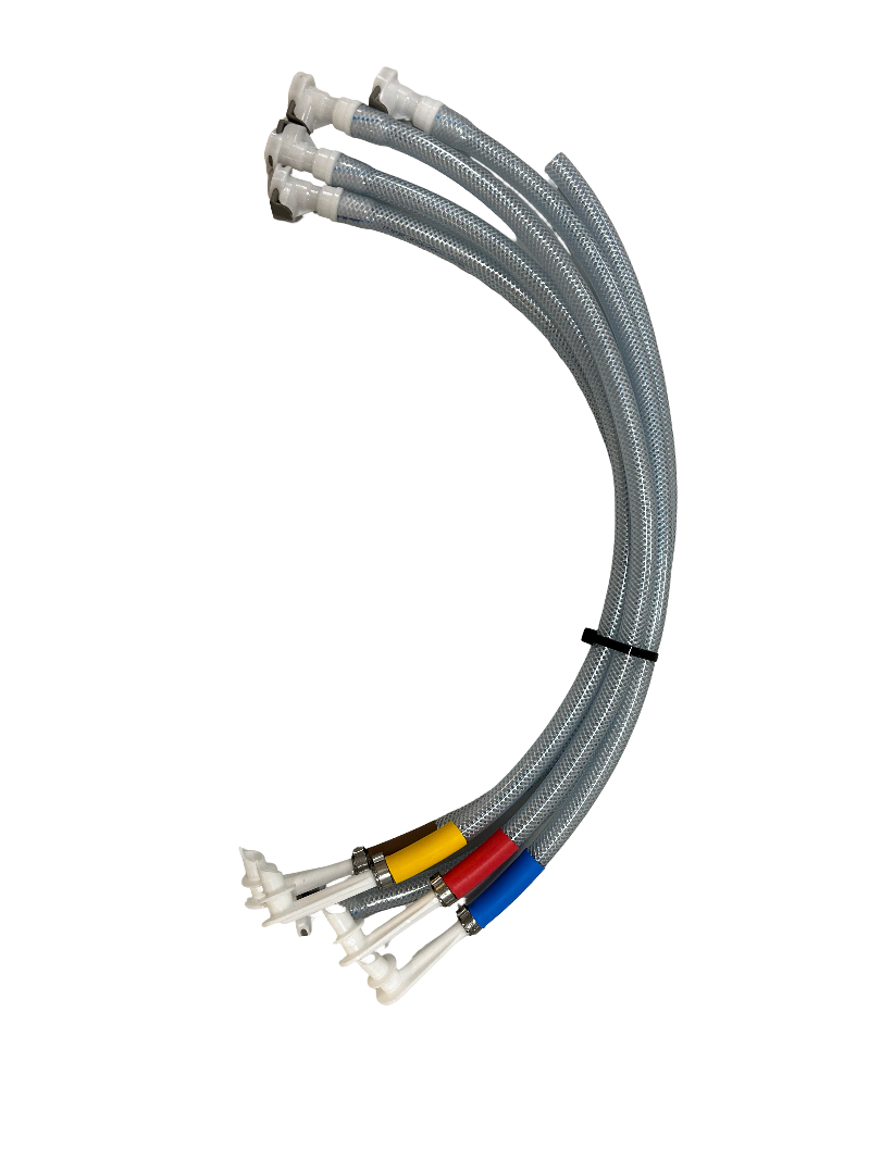 Schlauchsatz K3, 4 Schläuche blau/rot/gelb/braunVon der Pumpe zum Sirupbehälter K3/K3E (IC193014020) – Bild 1