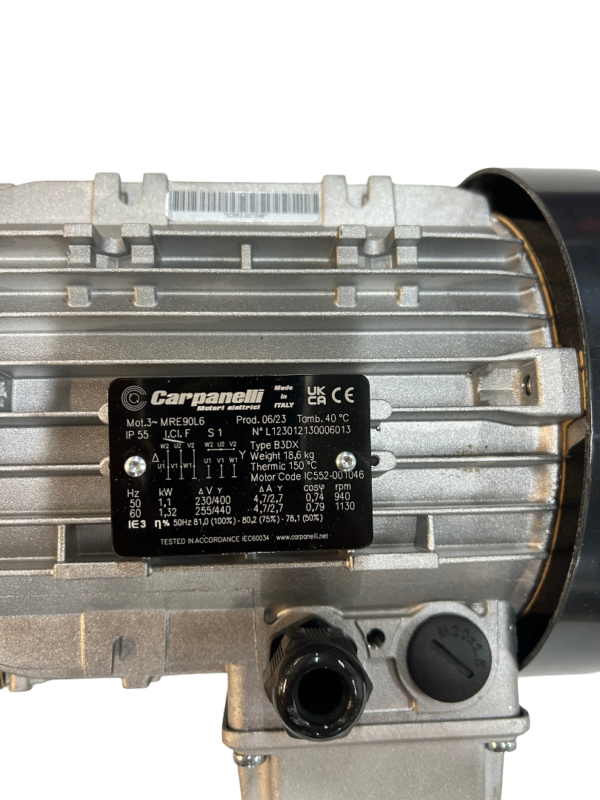 Motor Carpanelli ME90L6 B3 IE3 230400/50/3Eisseite (IC552-001046) – Bild 4