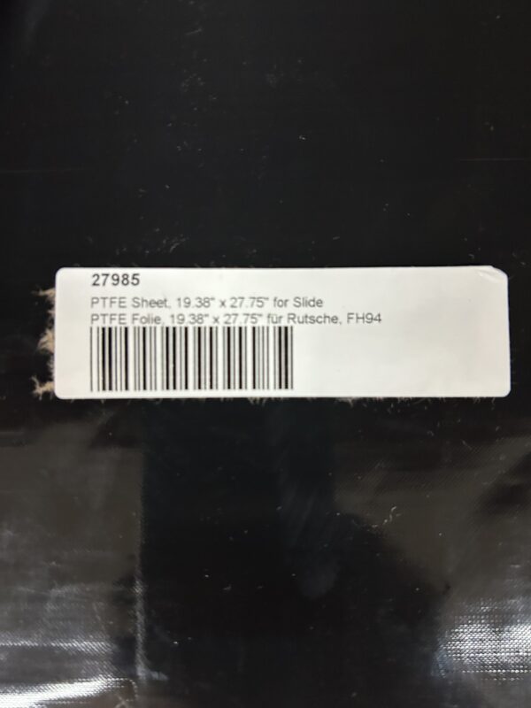 Teflonfolie Pattyrutsche (27985) – Bild 1