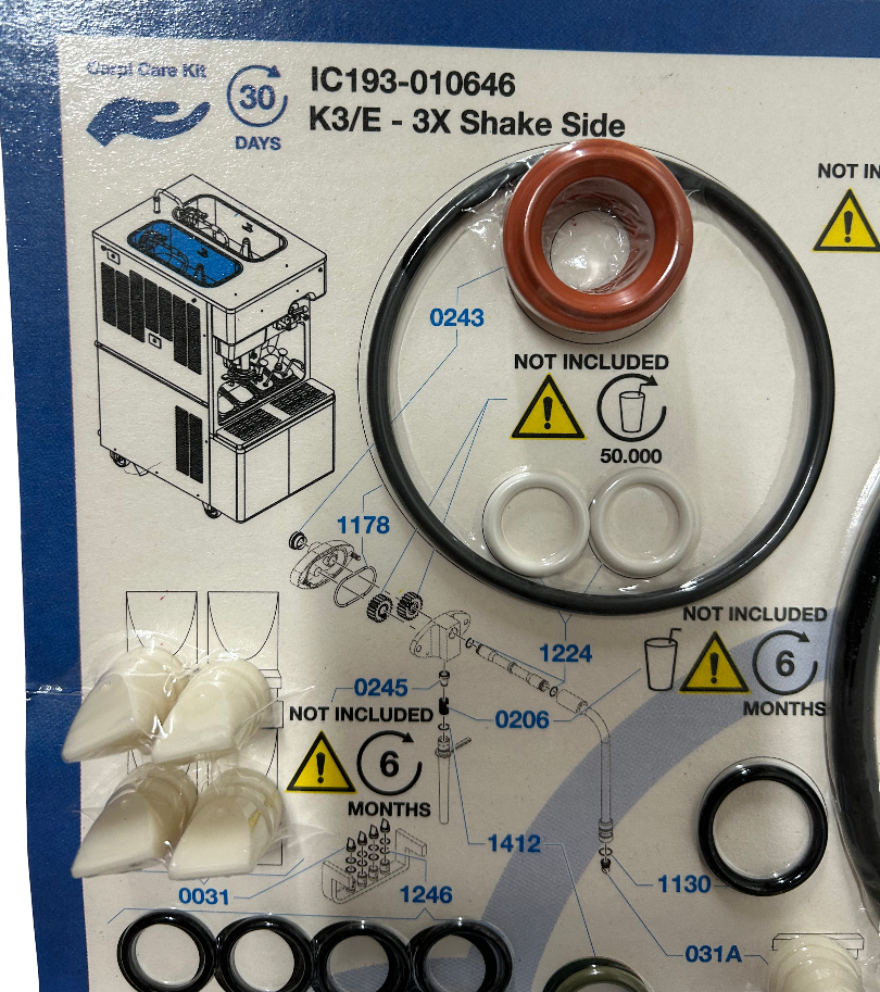 Service Set Mixing Carpicare Kit K 3/E, 3X Shakeside 1M, 2092577 (IC193-010646) – Bild 3