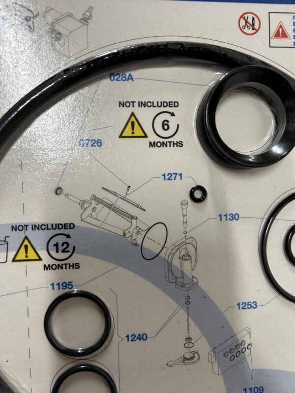 Service Set Mixing Carpicare Kit K 3/E, 3X Shakeside 1M, 2092577 (IC193-010646) – Bild 2