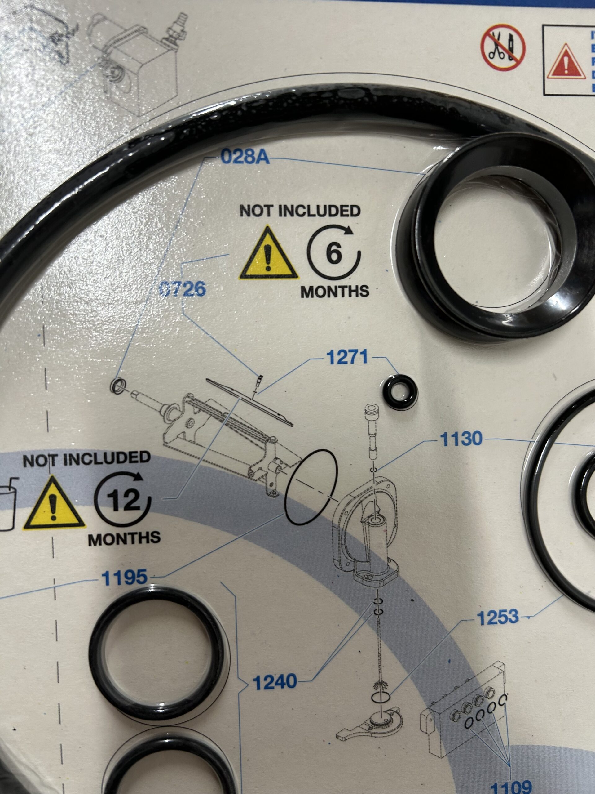 Service Set Mixing Carpicare Kit K 3/E, 3X Shakeside 1M, 2092577 (IC193-010646) – Bild 2