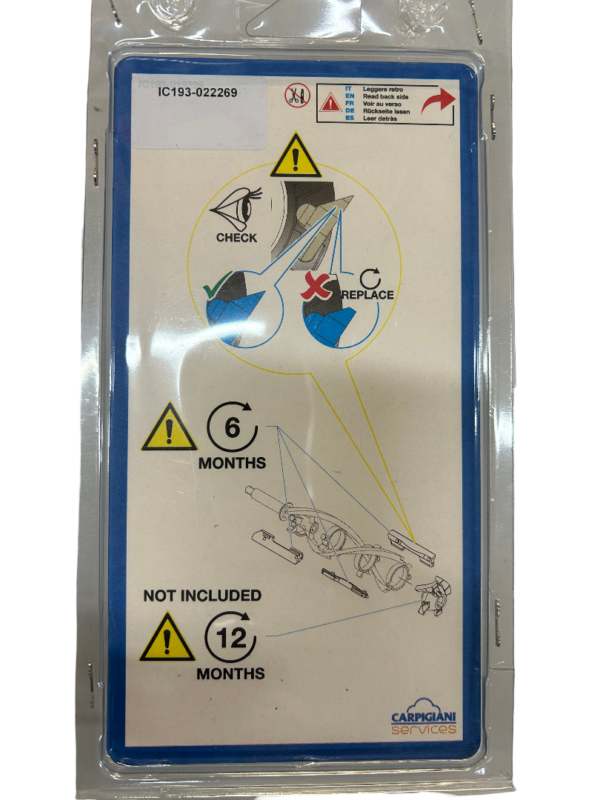 Satz Abstreiferflügel 3 Stck, "CB", kurz, (IC193-022269) – Bild 2