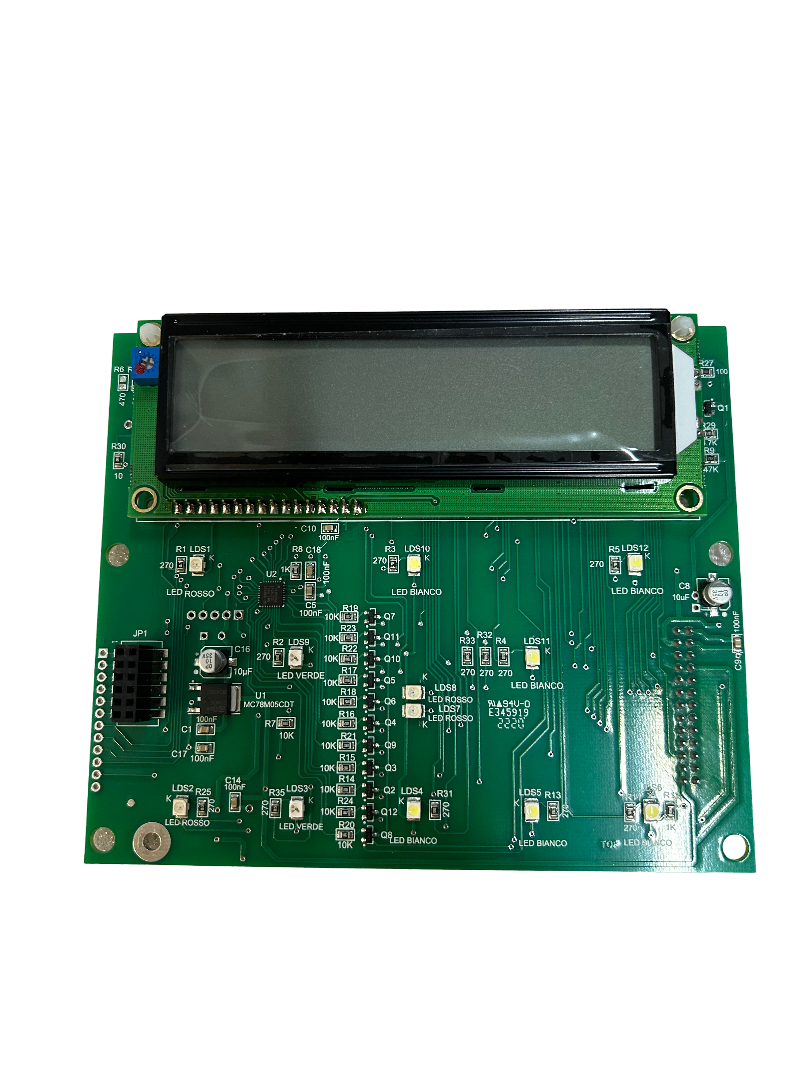 Elektronische Platine 6W4R2G 160x32 WH, grau für neue Maschine (IC573800170) – Bild 1