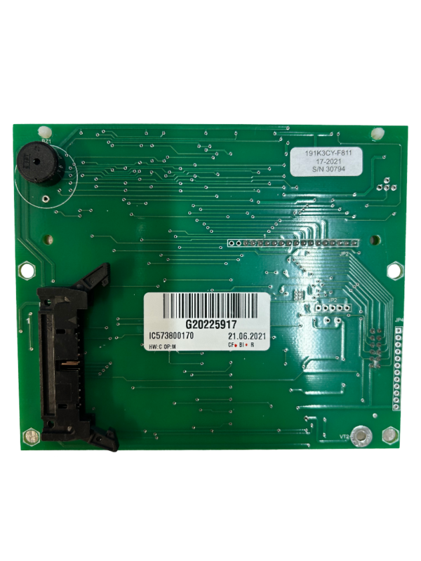 Elektronische Platine 6W4R2G 160x32 WH, grau für neue Maschine (IC573800170) – Bild 2