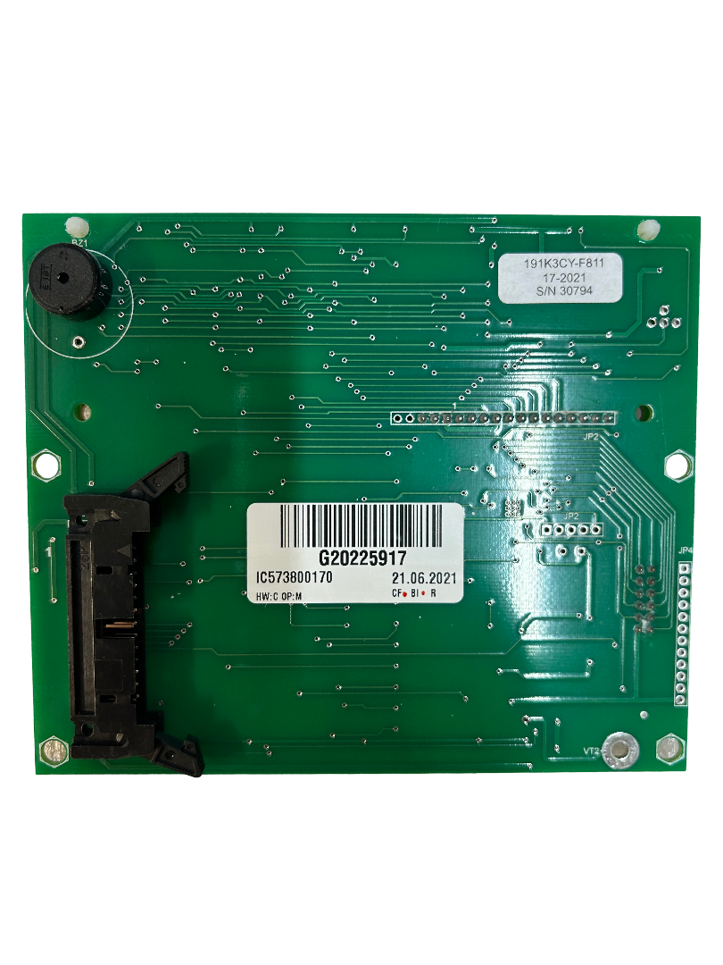 Elektronische Platine 6W4R2G 160x32 WH, grau für neue Maschine (IC573800170) – Bild 2