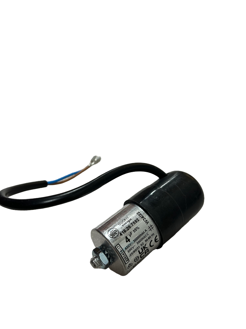 Elektr. Kondensator 4 µF Lüftermotor 191SA/E (IC574-000356) – Bild 1