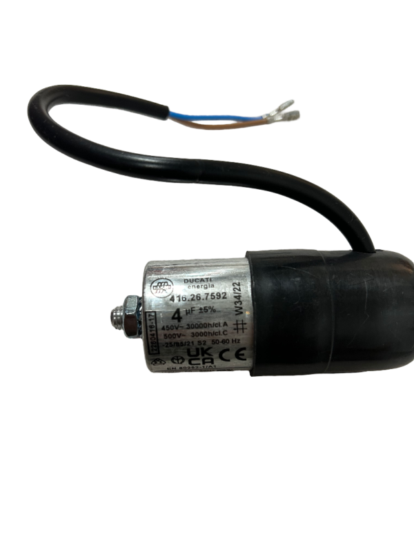 Elektr. Kondensator 4 µF Lüftermotor 191SA/E (IC574-000356) – Bild 3