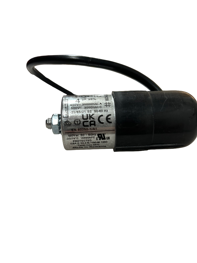 Elektr. Kondensator 4 µF Lüftermotor 191SA/E (IC574-000356) – Bild 2